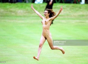 foto amadora Streaking at the golf