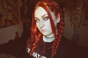 foto amateur Punk braids