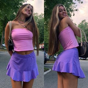 Pink and purple