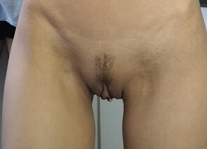 photo amateur Wet shaved pussy