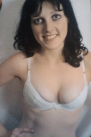 amateur photo White bra