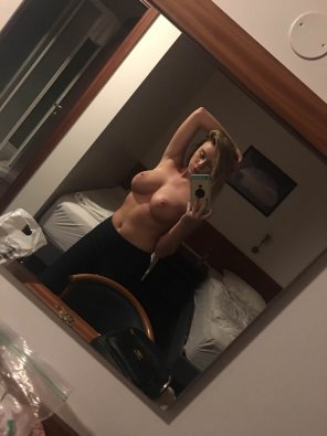 amateur-Foto Hotel room selfie