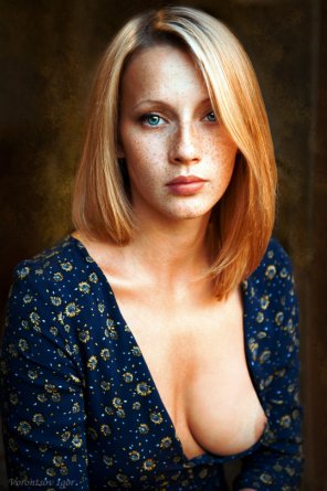 foto amatoriale Freckles blonde