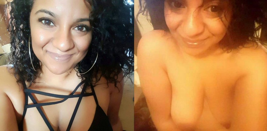 Curly Latina nude