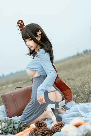 アマチュア写真 Chunmomo-蠢沫沫-Guitar-Sister-14