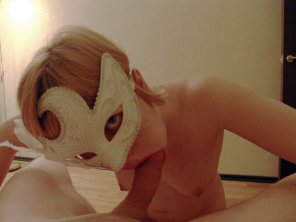 amateurfoto masked sucker