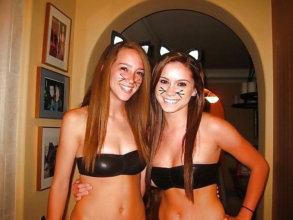 Two Kitties. nude