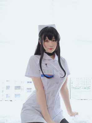 foto amatoriale Baiyin811 (白银81) - 长发小护士 (19)