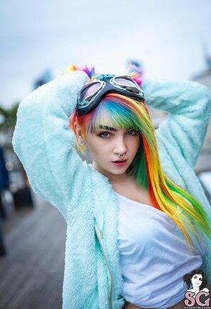 アマチュア写真 Suicide-Girls - Mimo - Rainbow Dash (41 Nude Photos) (3)