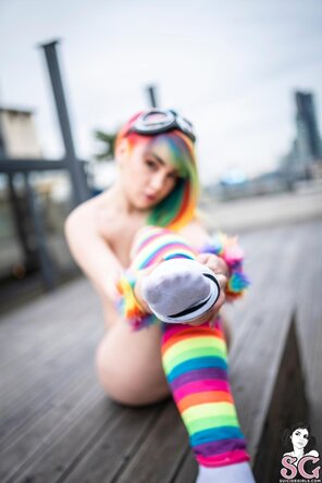foto amatoriale Suicide-Girls - Mimo - Rainbow Dash (41 Nude Photos) (32)