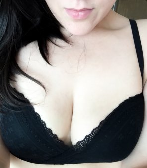 amateur pic Should I keep getting black bras? They're my fave colour, but only make my skin look more pale...