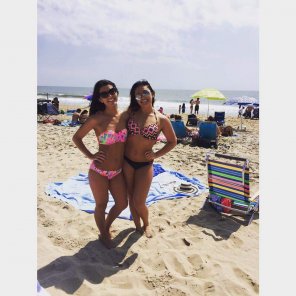 amateur-Foto People on beach Bikini Beach Vacation Swimwear 