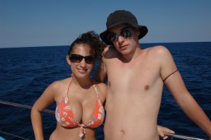amateur-Foto Boat titties