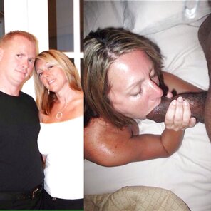 amateur-Foto Before And After Black Cock