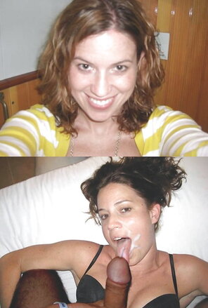foto amatoriale Before And After Black Cock