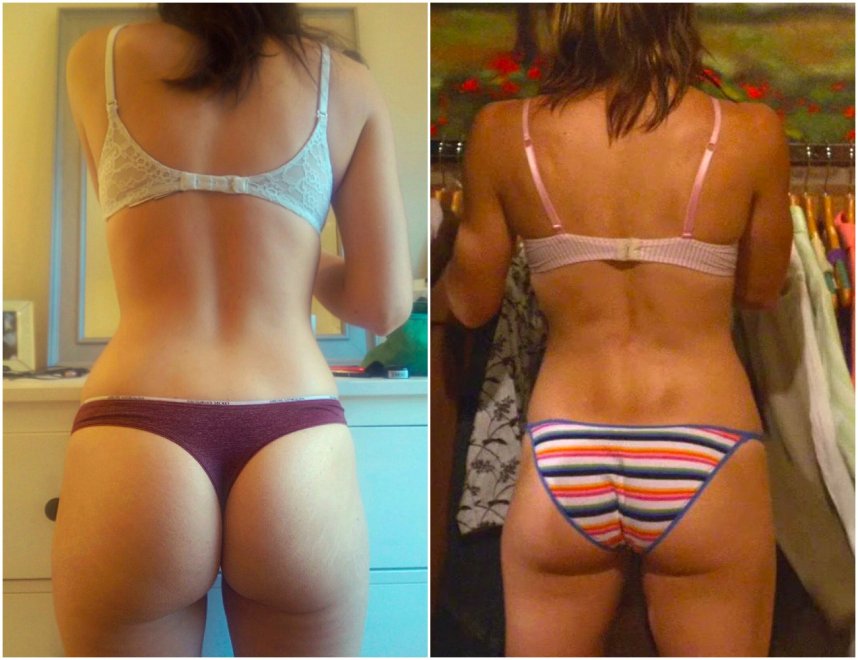 Redditors have drawn a comparison between my pose on the left getting ready in the morning and the famous Jessica Biel scene. Here's a side by side!