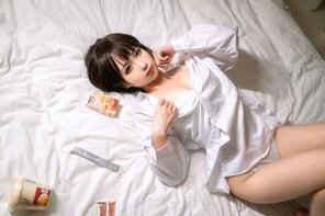 foto amatoriale Chunmomo (蠢沫沫) - 白衬衫 (24)