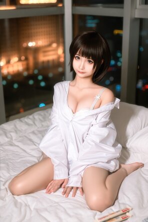 photo amateur Chunmomo (蠢沫沫) - 白衬衫 (30)