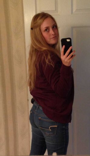 amateur photo Just me in jeans