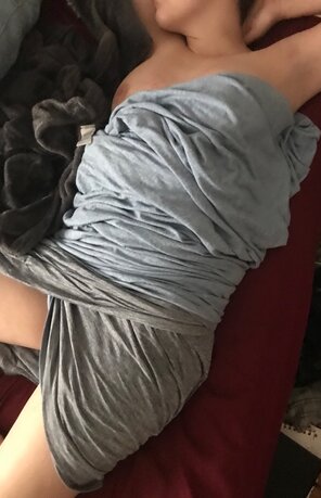 amateurfoto My cameraman snuck a picture of me while I was napping this morning.