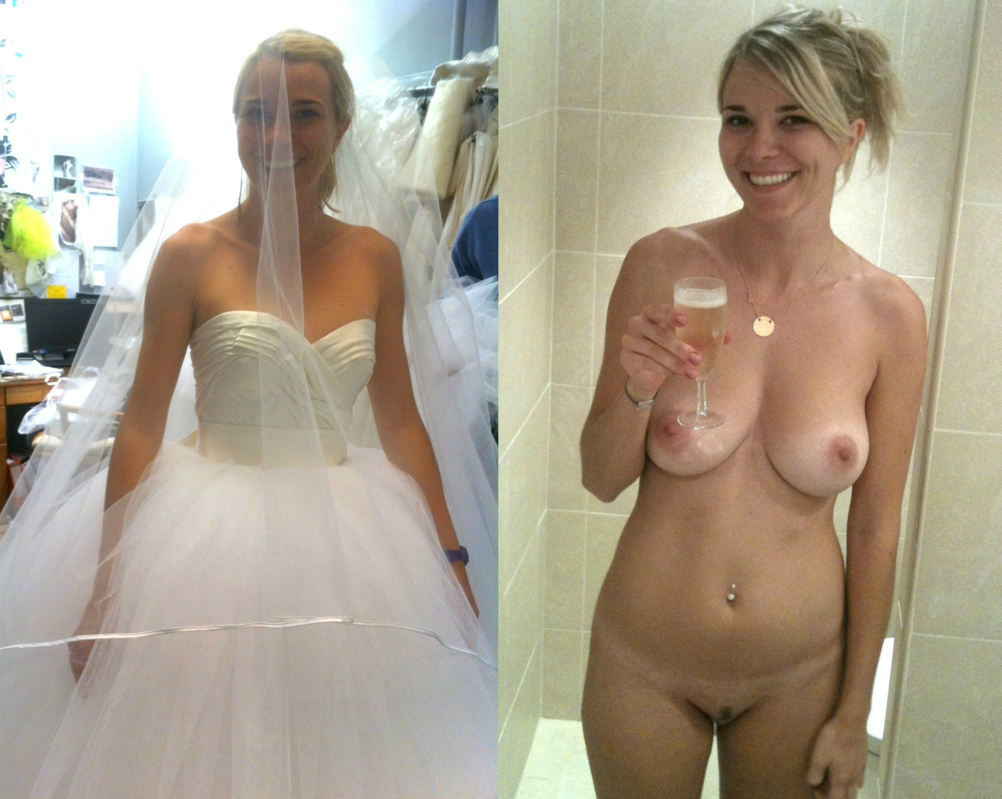 Before and After the Wedding Porn picture photo