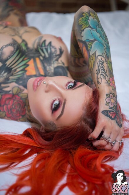Suicide Girls - Peachhes - Moment of Reflection (57 Nude Photos) (26)