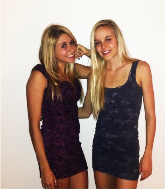 2 college blonde babes