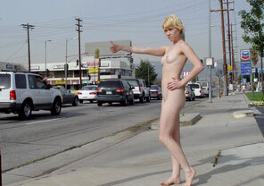 Nude in public Bridget Wells (2)