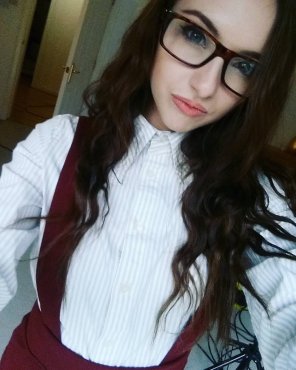 foto amadora Eyewear Hair Glasses Lip Face White 