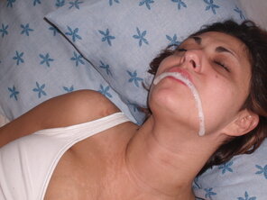 zdjęcie amatorskie Texas Oral Slut Amanda Exposed Cum Facials