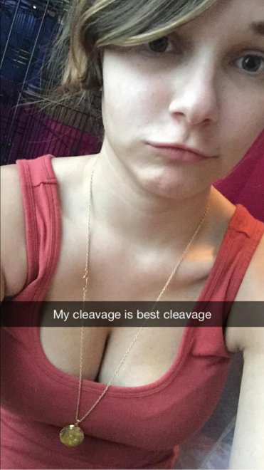 Cleavage Snapchat is Best Snapchat