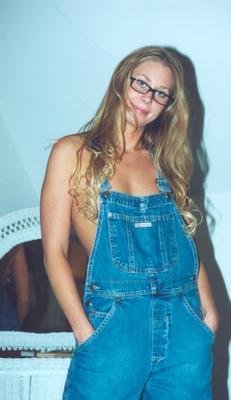 amateurfoto Real Girl in Overalls