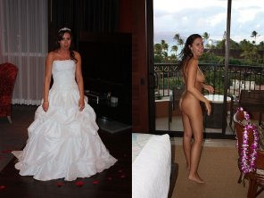 amateur pic Bride and honeymoon