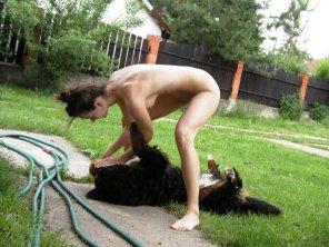 I don't think that's how doggy style works, bitches!