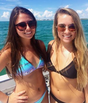 Two on the boat
