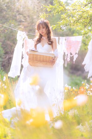 foto amadora Mixian Sama (过期米线线喵) - 夏日限定 晒衣服 (3)