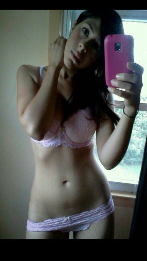 zdjęcie amatorskie Nice pink bra and panties
