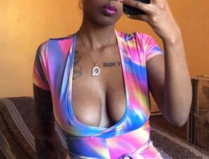amateur pic Very colorful top