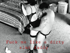 zdjęcie amatorskie Fuck me like a dirty slut daddy