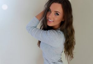 foto amateur Swedish girl with gorgeous green eyes