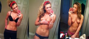 amateur pic 3 stages of undress