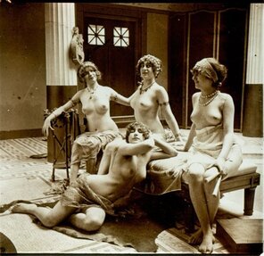 zdjęcie amatorskie French Nudes, 1910