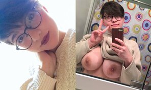 zdjęcie amatorskie Short Haired Tumblr Girl With Big Tits