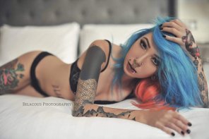 foto amatoriale Lying Around In Her Bra And Panties