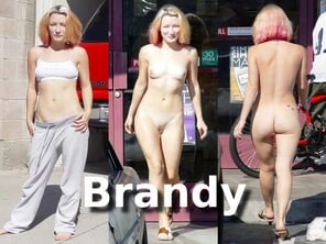 amateur pic Brandy Slavsky naked in public (1)