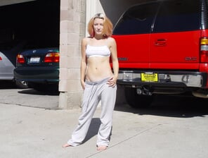amateur photo Brandy Slavsky naked in public (5-1)