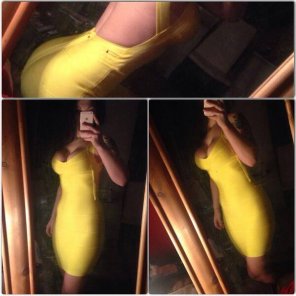 amateur photo Yellow Dress