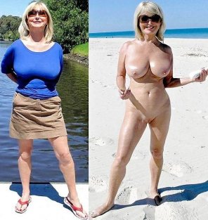 foto amatoriale Busty mature vacation On/Off