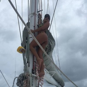 zdjęcie amatorskie Sailing Ass