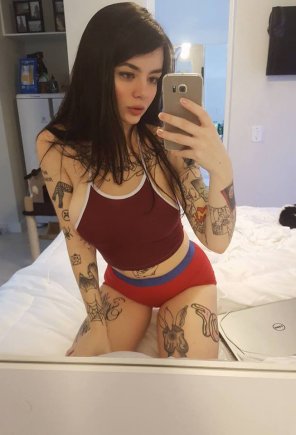 amateur-Foto Clothing Thigh Lingerie Selfie Undergarment 